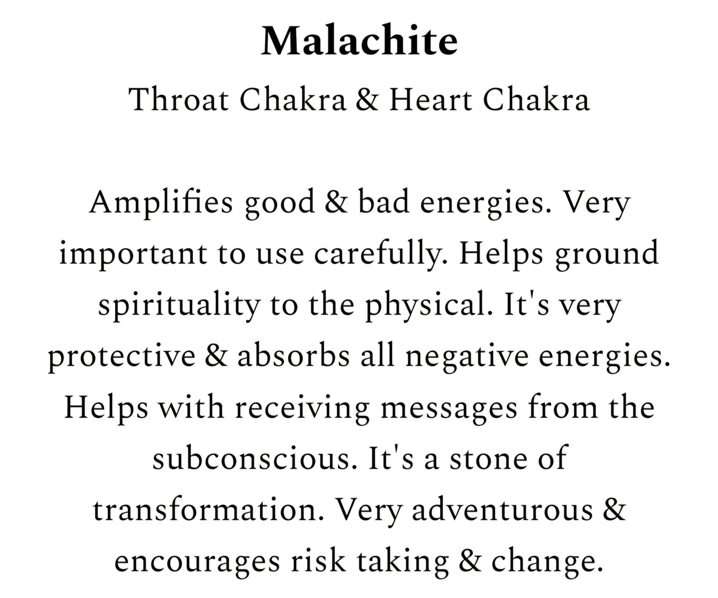 Malachite Chip