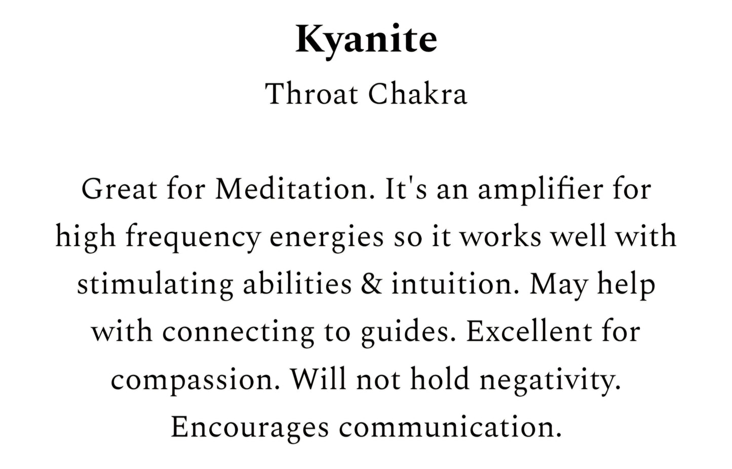 Kyanite Chip