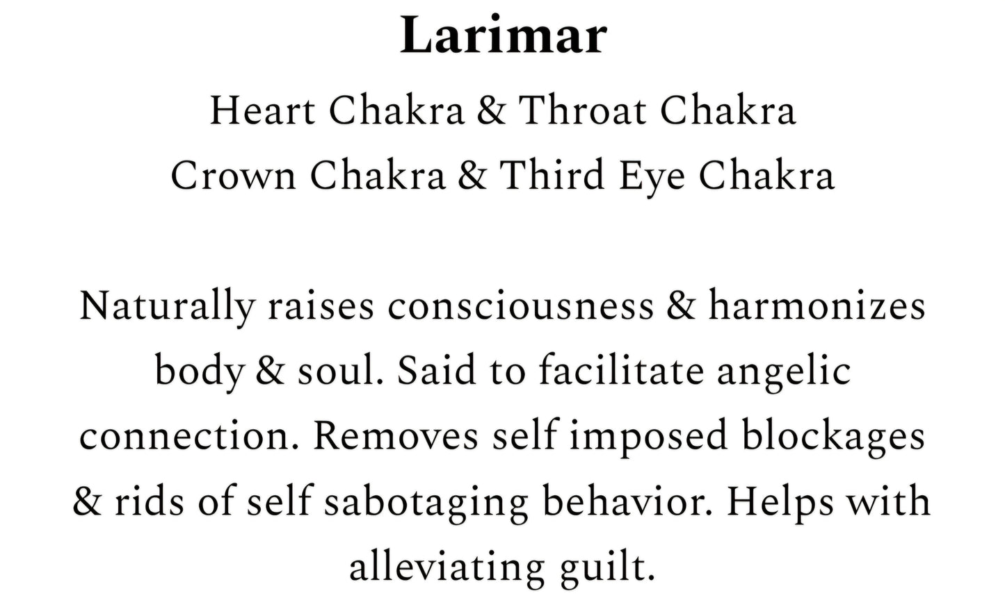 Larimar Chip