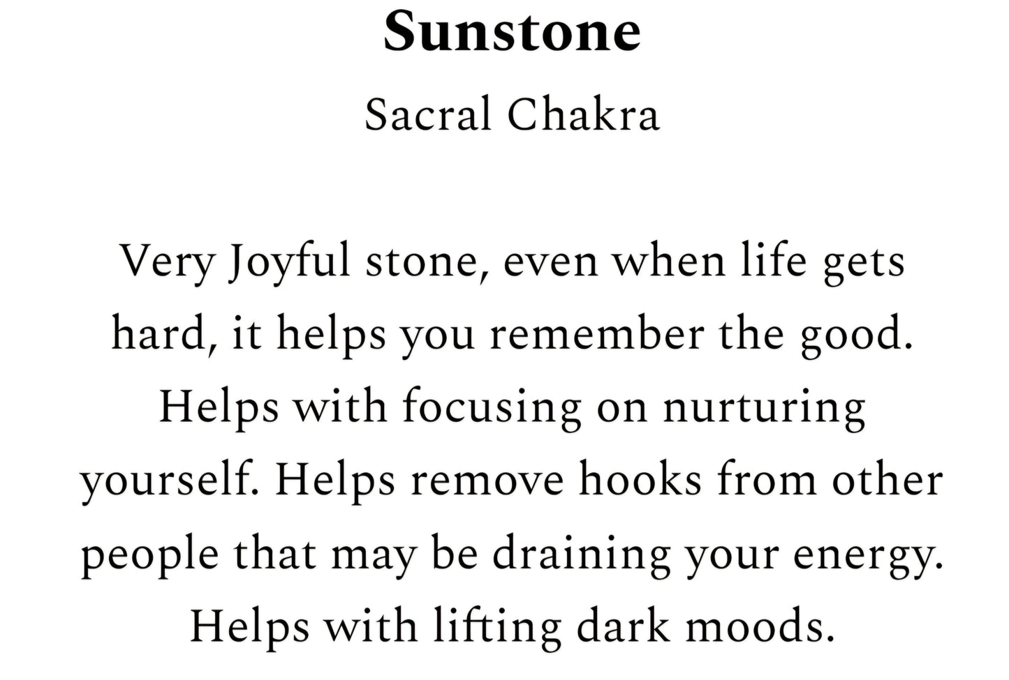 Sunstone Chip