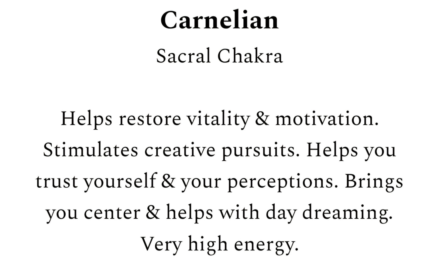 Carnelian Chip