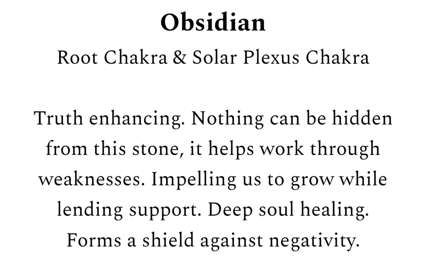 Obsidian Chip
