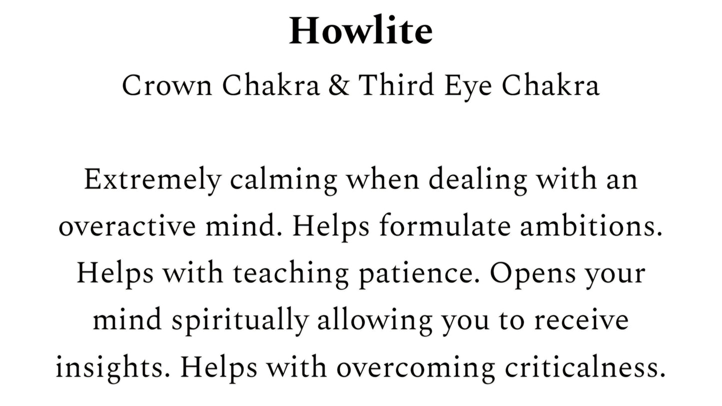 Howlite Chip