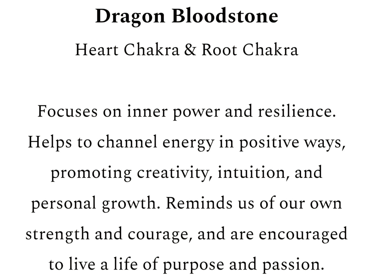 Dragon Bloodstone Chip