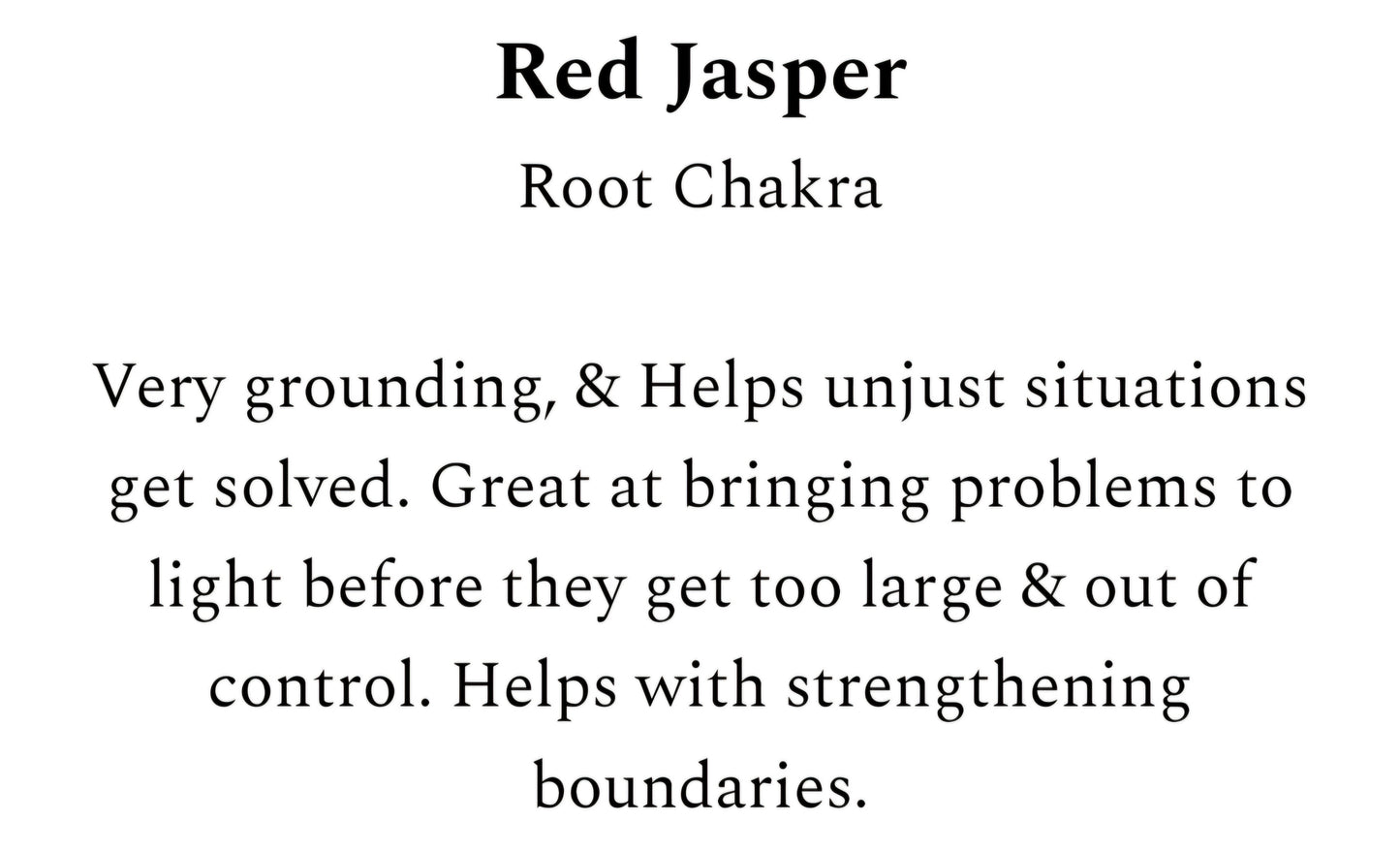 Red Jasper Chip