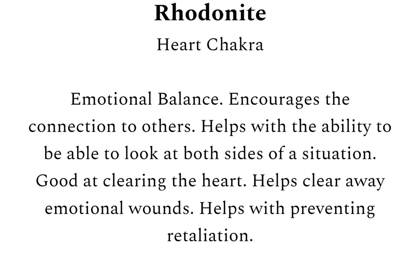 Rhodonite Chip