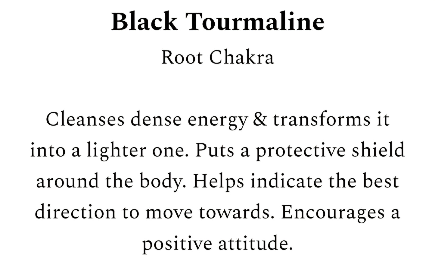 Black Tourmaline Chip