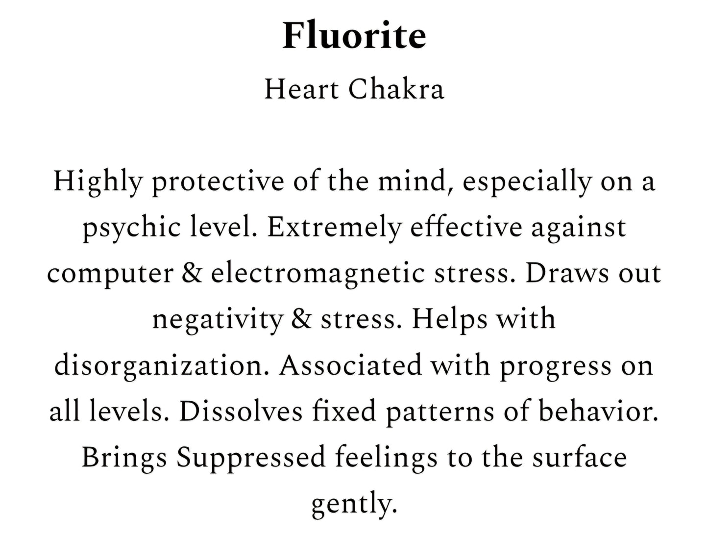 Fluorite Chip