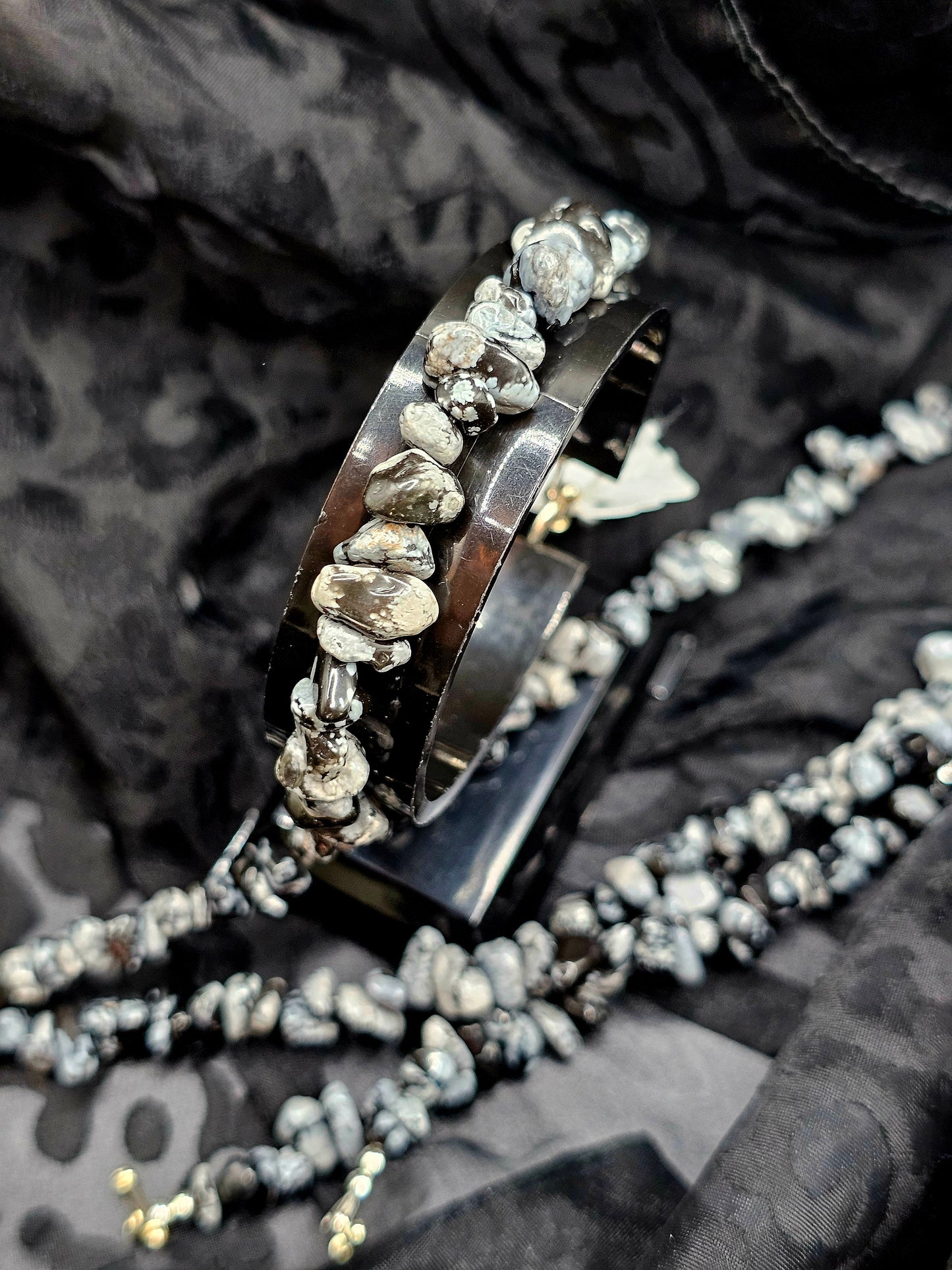 Snowflake Obsidian Chip