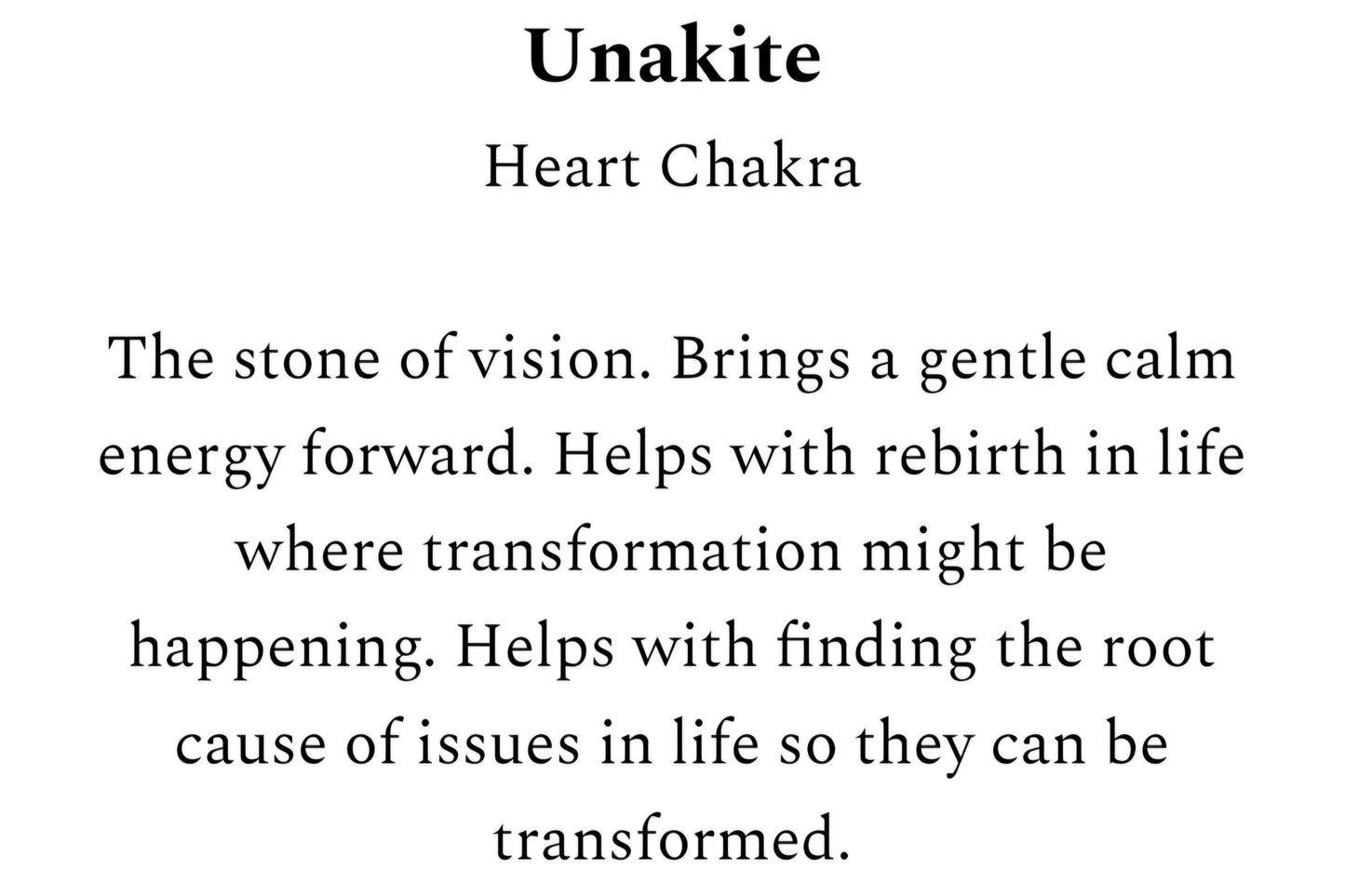Unakite Chip