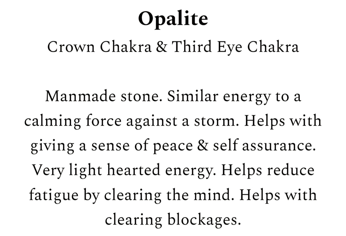 Opalite Chip