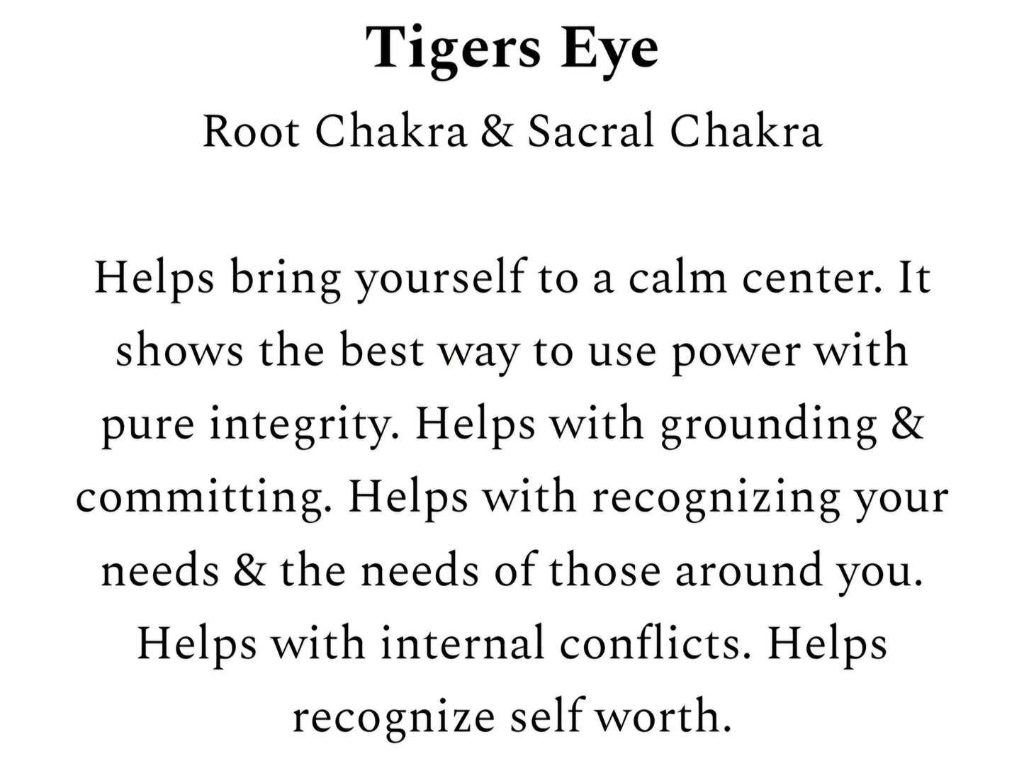Tigers Eye Chip